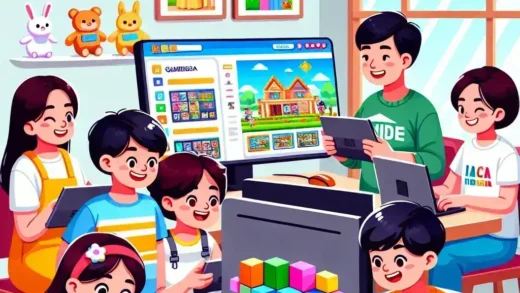"Roblox criticism in Indonesia - children exposed to risky content, illustrating concerns over safety in online gaming"