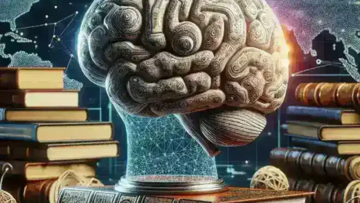 "Ilustrasi model bahasa besar (LLM) yang dirancang khusus untuk bahasa Indonesia, menampilkan grafik pemrosesan bahasa alami dan integrasi AI dengan teks dalam bahasa Indonesia."