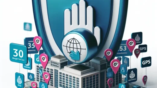 "Kominfo blocks 150 dangerous applications that steal user GPS data - Image illustrating the impact of app security on user privacy"