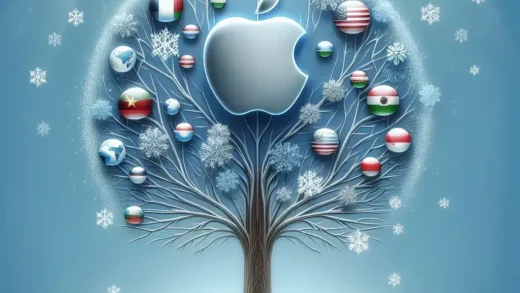 "Apple diversifies supply chain to mitigate impact of proposed tariffs - image illustrating Apple's global operations and supply chain strategy"